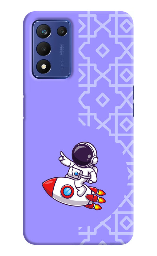Cute Astronaut Realme 9 SE Hard Case Back Cover by Casekaro