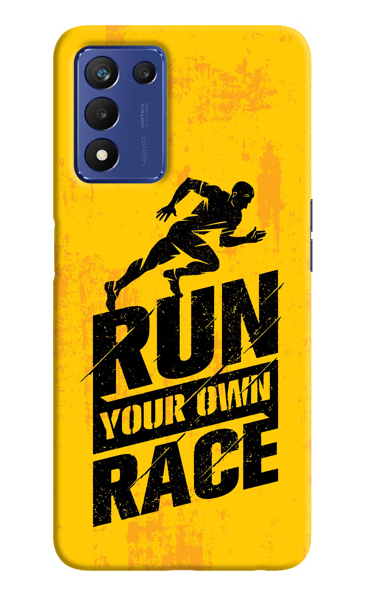 Run Your Own Race Realme 9 SE Hard Case Back Cover by Casekaro