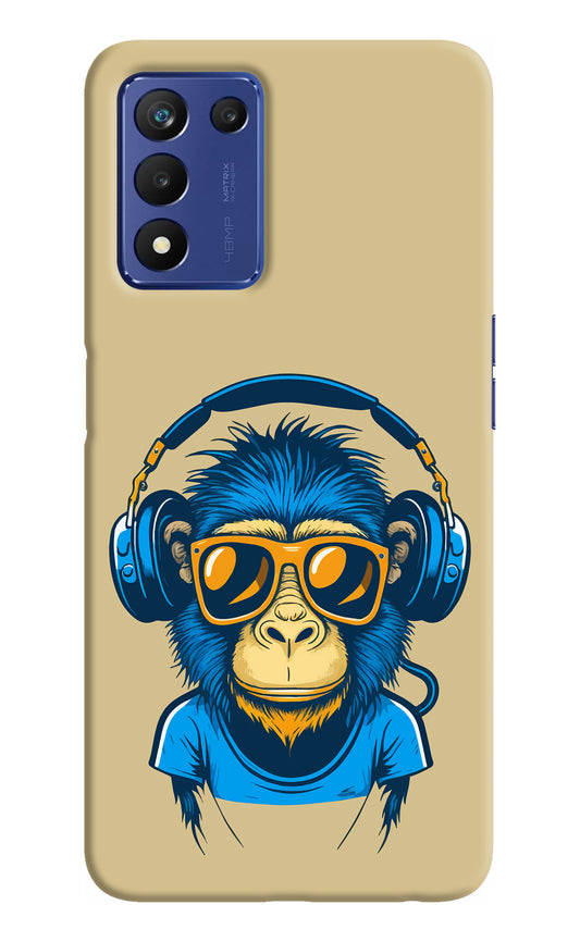 Monkey Headphone Realme 9 SE Back Cover