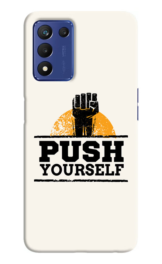 Push Yourself Realme 9 SE Hard Case Back Cover by Casekaro