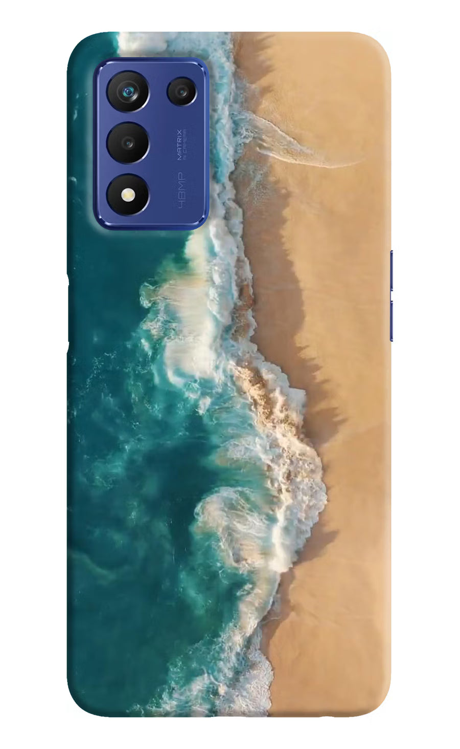 Ocean Beach Realme 9 SE Back Cover, Hard case