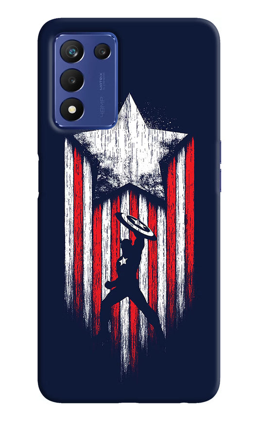 Captain America Marvel Art Realme 9 SE Hard Case Back Cover by Casekaro