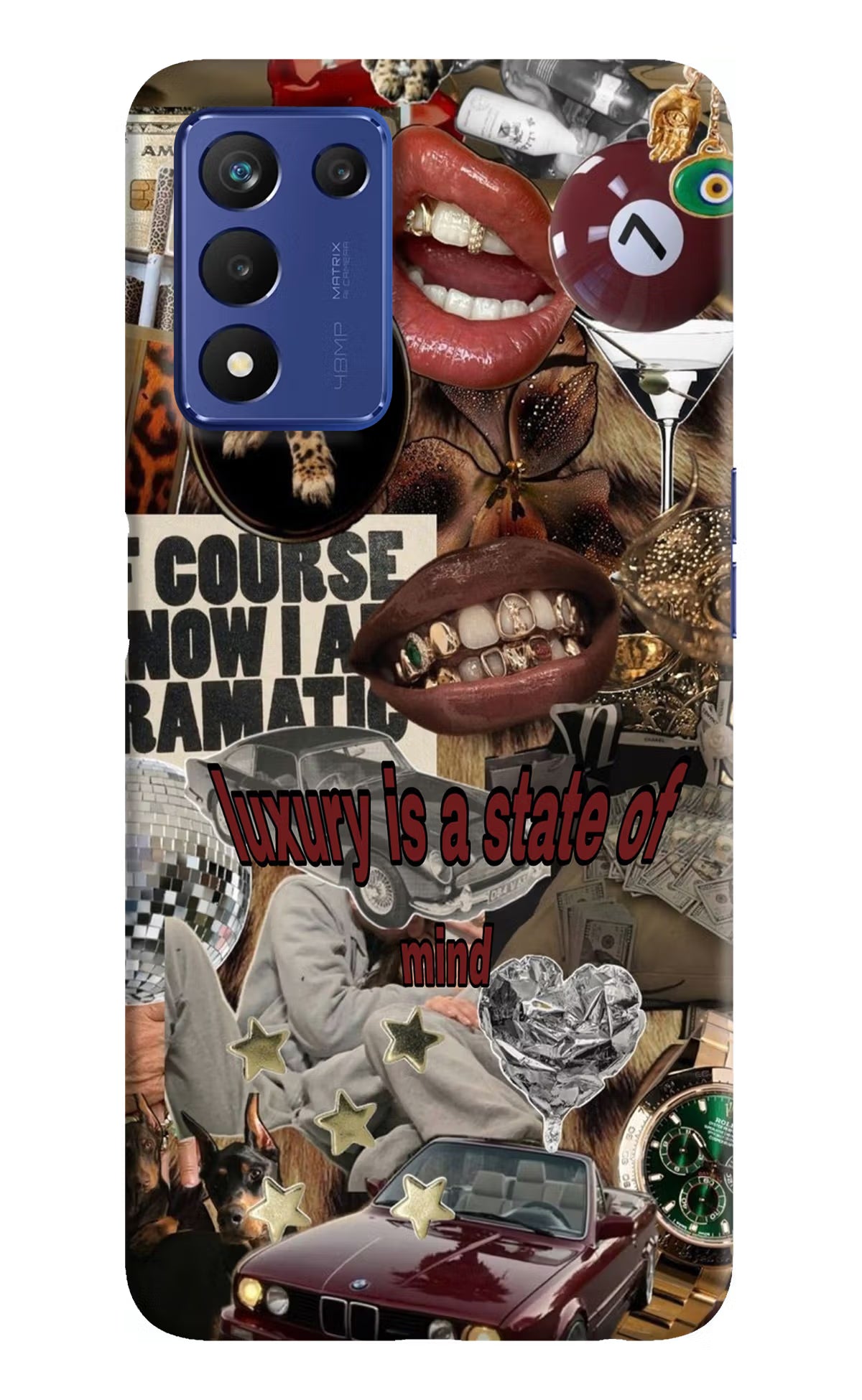 Luxury Realme 9 SE Hard Case Back Cover by Casekaro