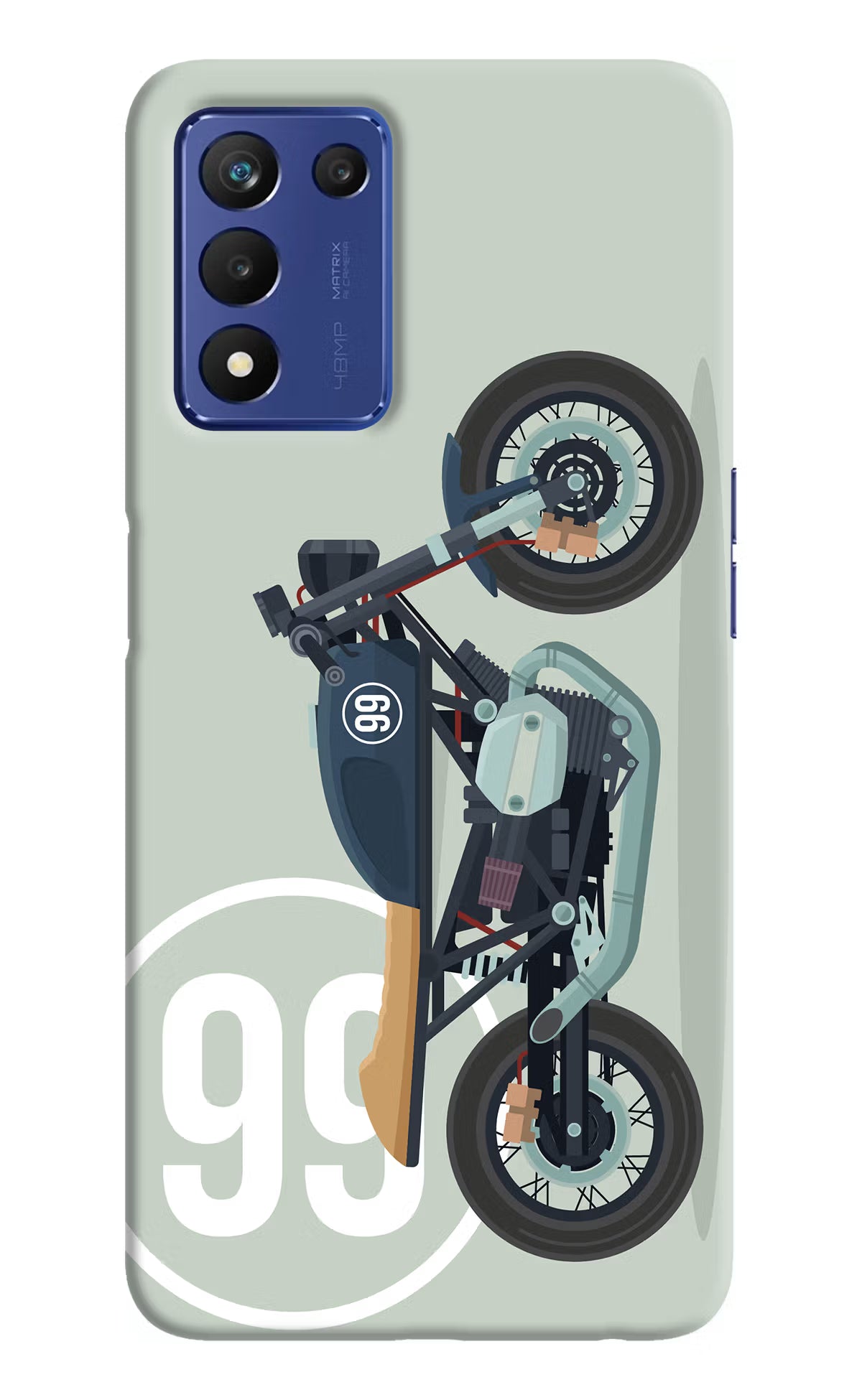 Classic Cafe Racer 99 Realme 9 SE Hard Case Back Cover by Casekaro
