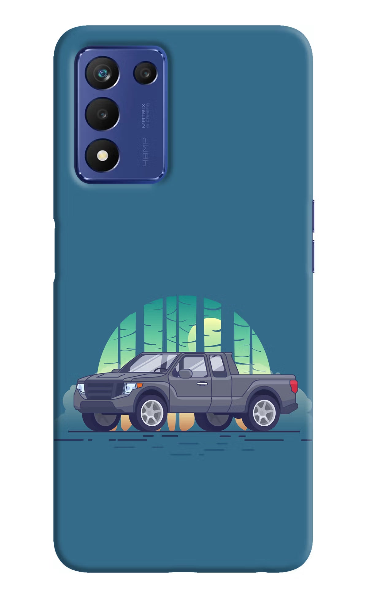 Retro Garage Vibe Realme 9 SE Hard Case Back Cover by Casekaro