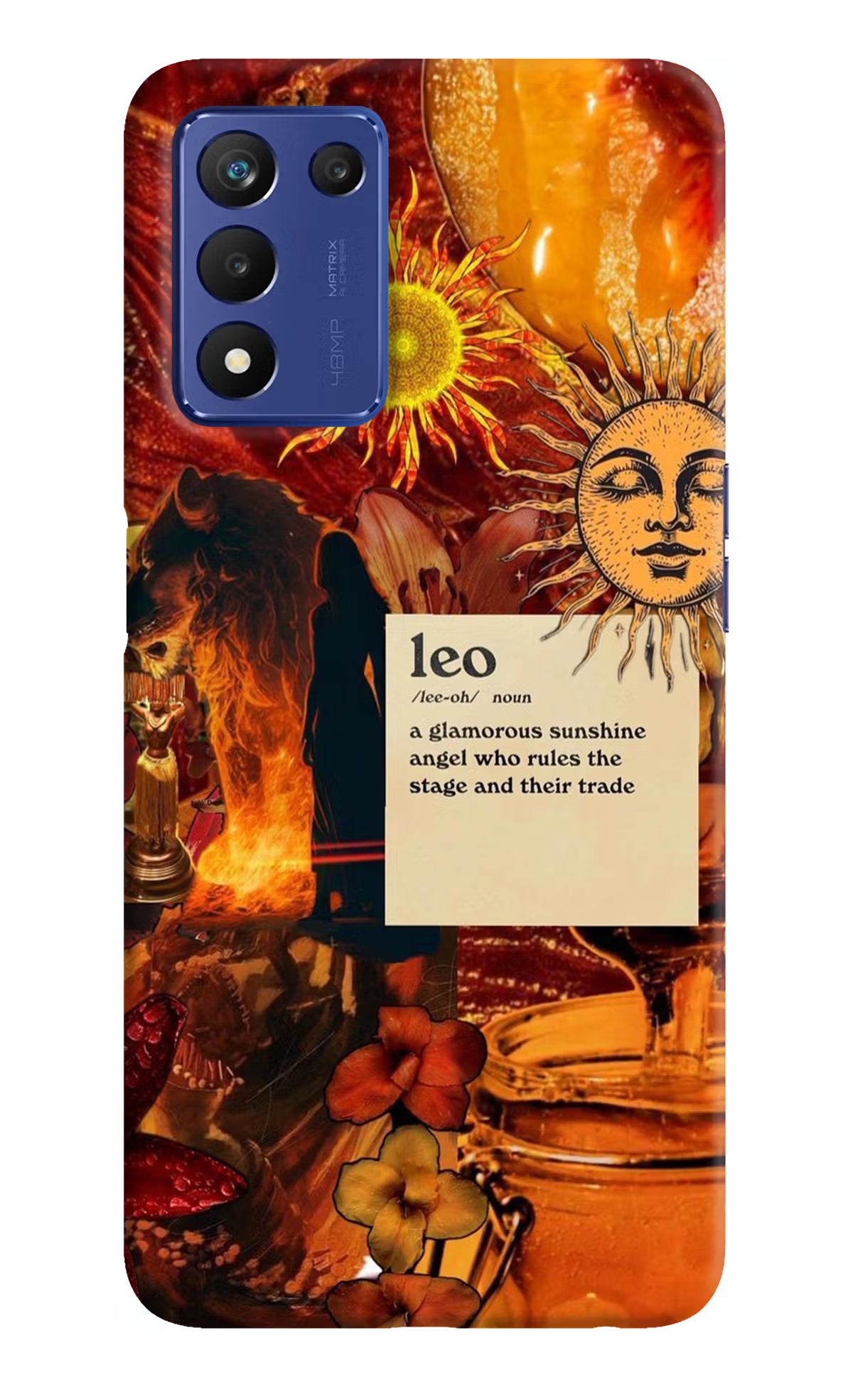 Leo Zodiac Realme 9 SE Hard Case Back Cover by Casekaro