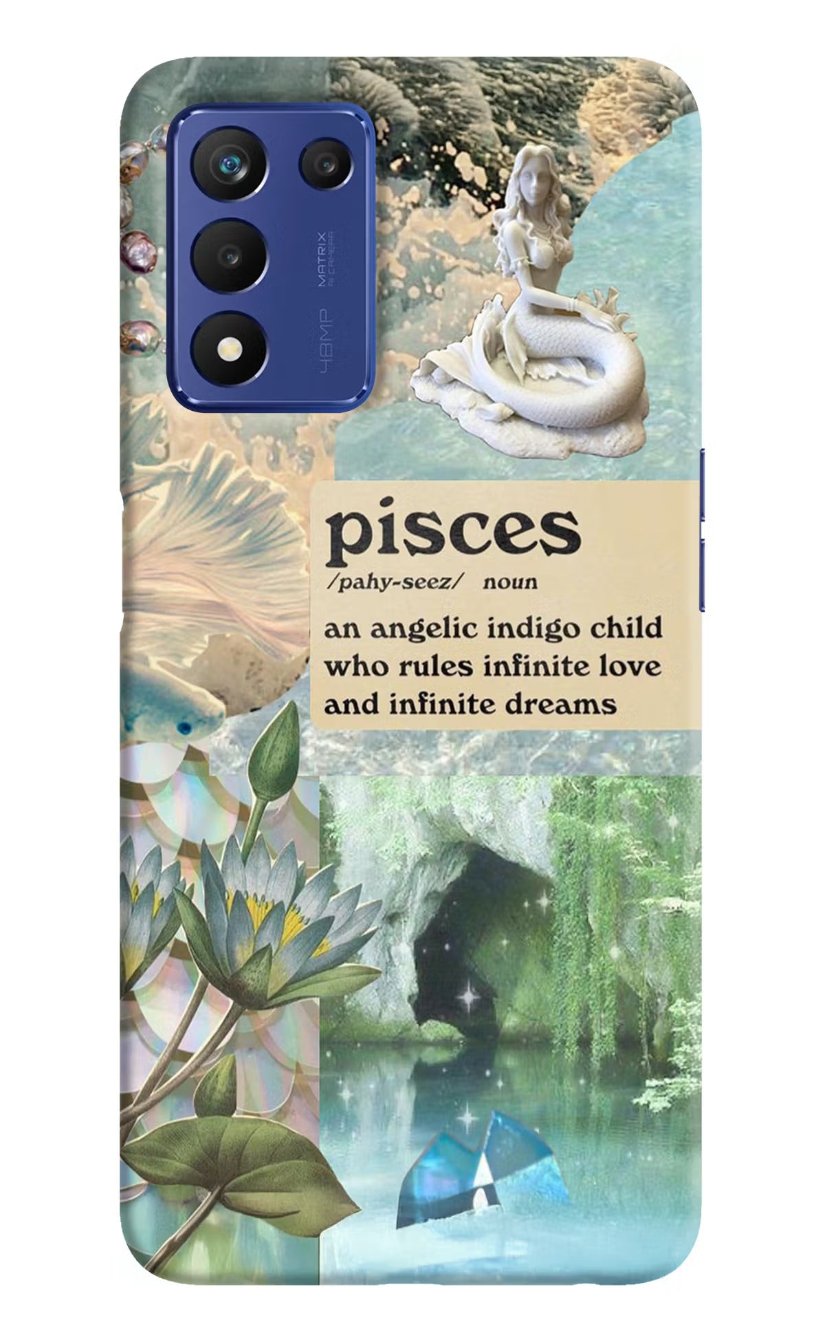 Pisces Zodiac Realme 9 SE Hard Case Back Cover by Casekaro