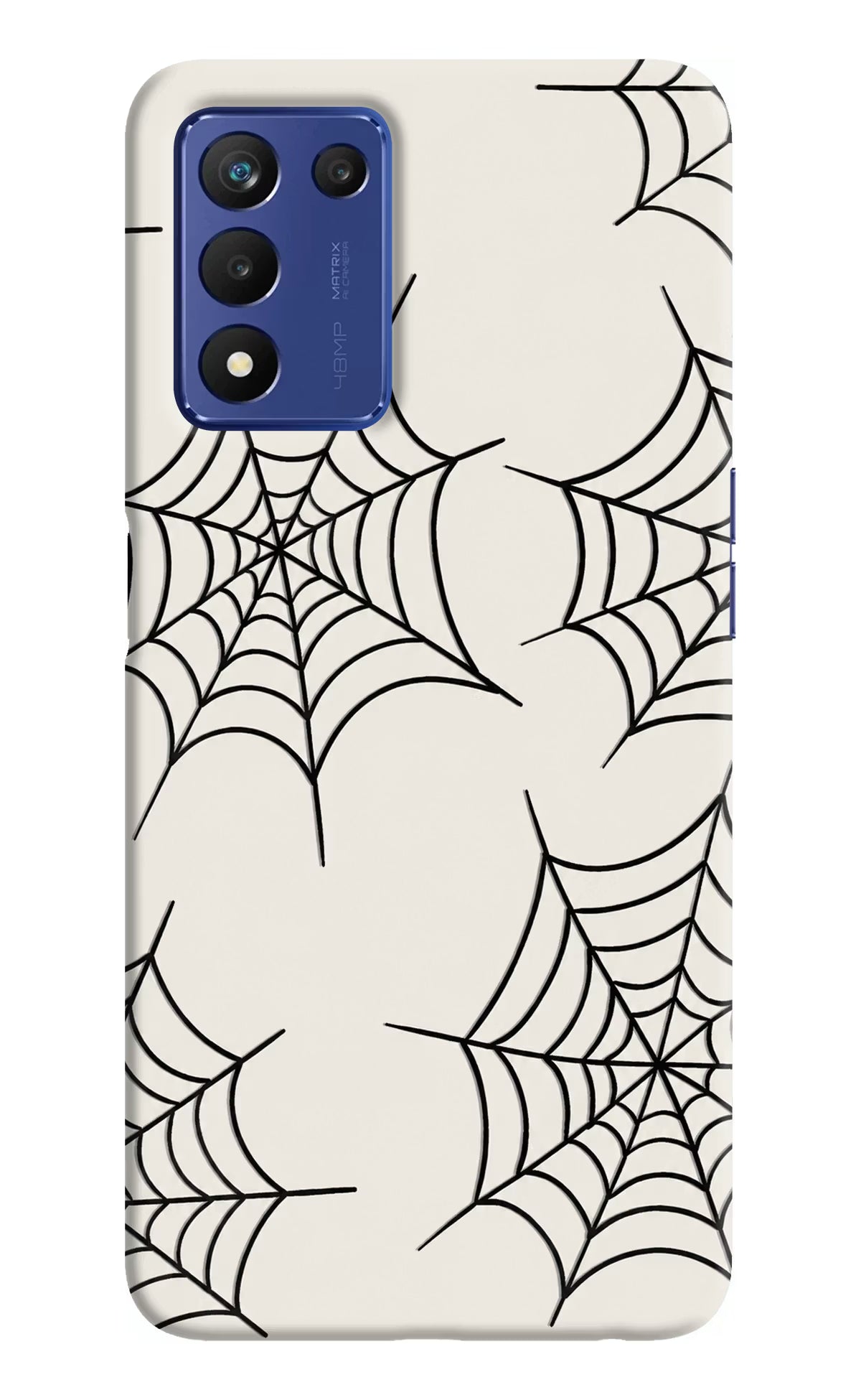 Spider Web Realme 9 SE Hard Case Back Cover by Casekaro