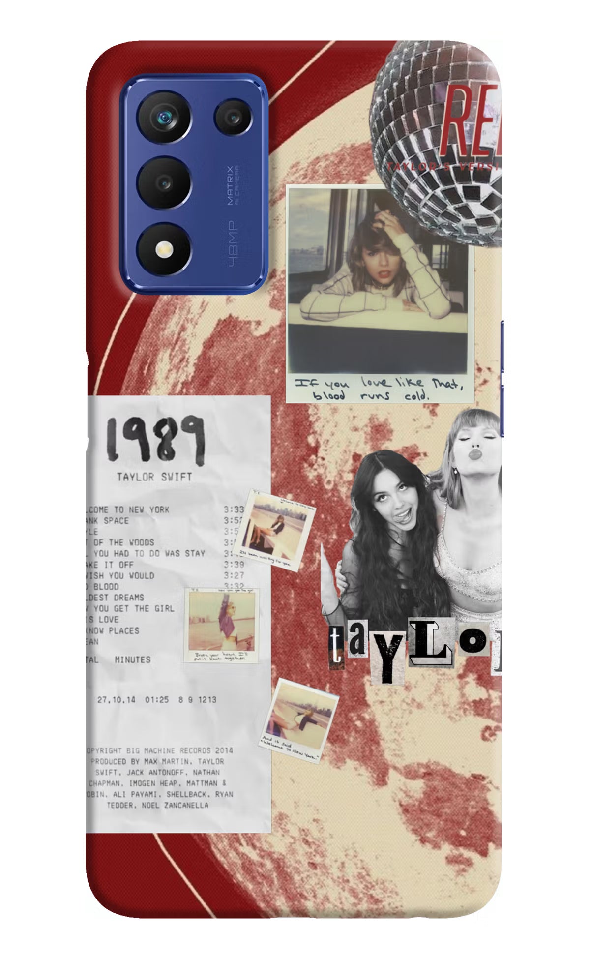 Taylor Swift Realme 9 SE Back Cover