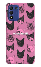Pink Cats Realme 9 SE Hard Case Back Cover by Casekaro