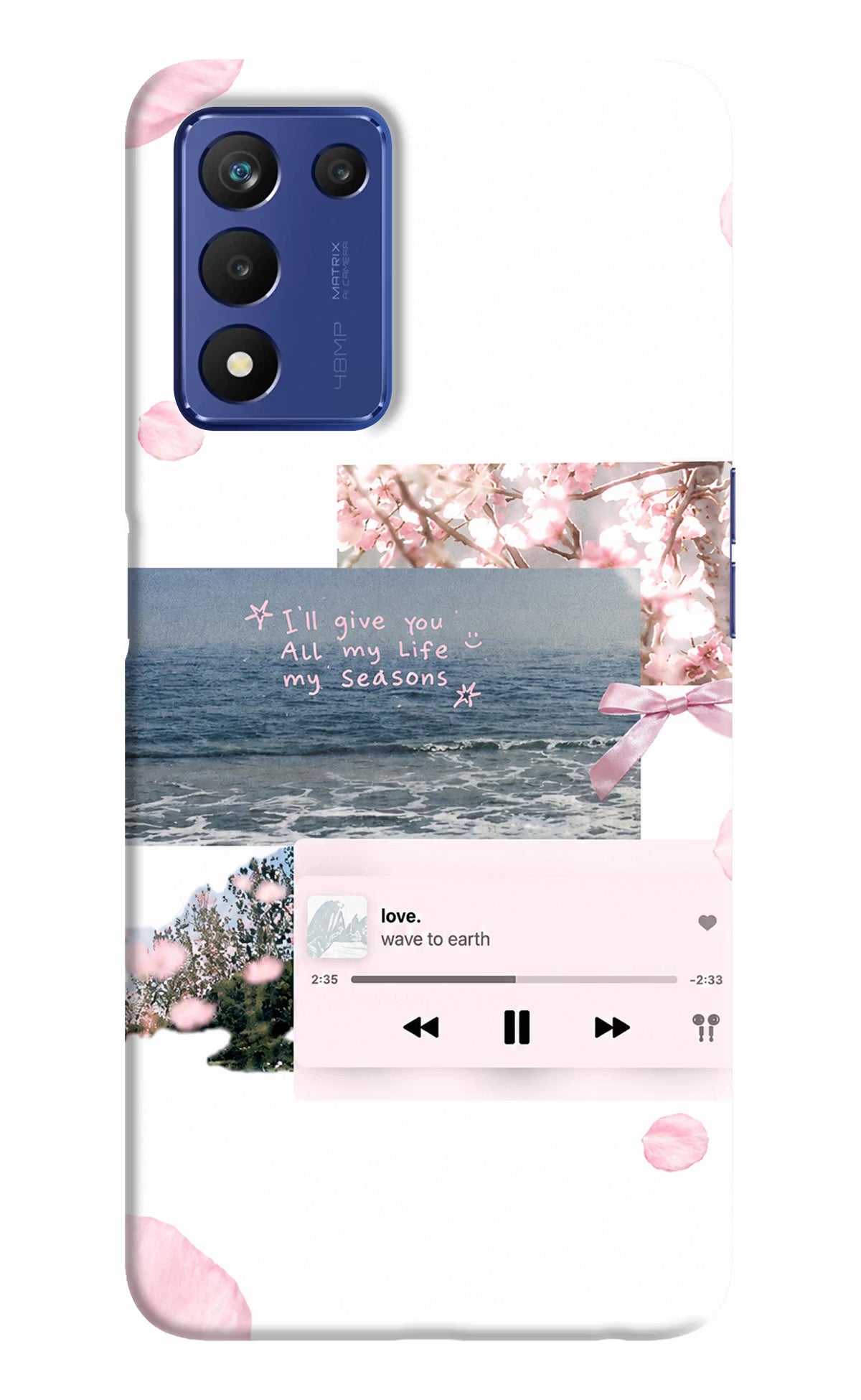 Wave to earth Realme 9 SE Back Cover