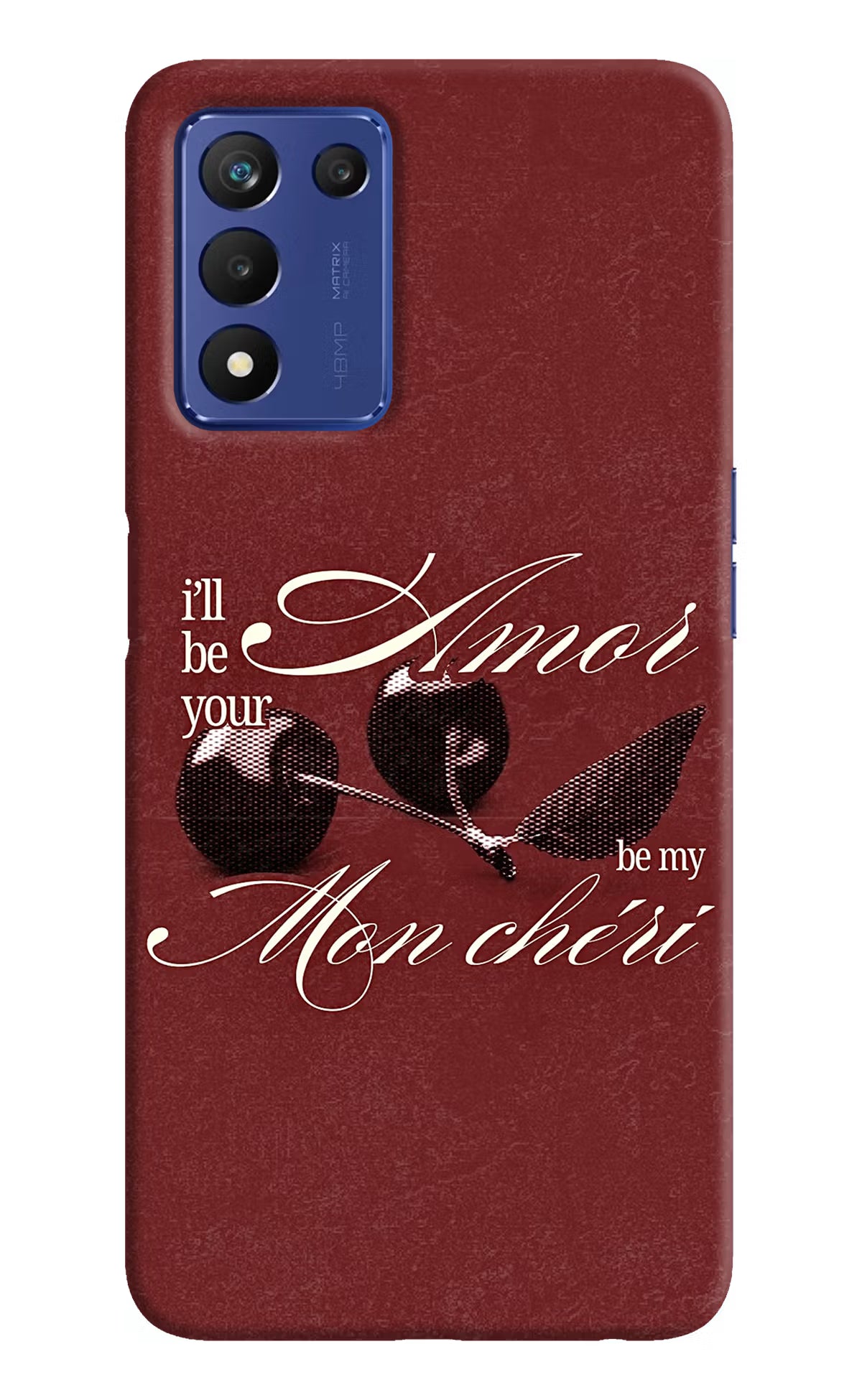 Velvet Cherry Realme 9 SE Back Cover