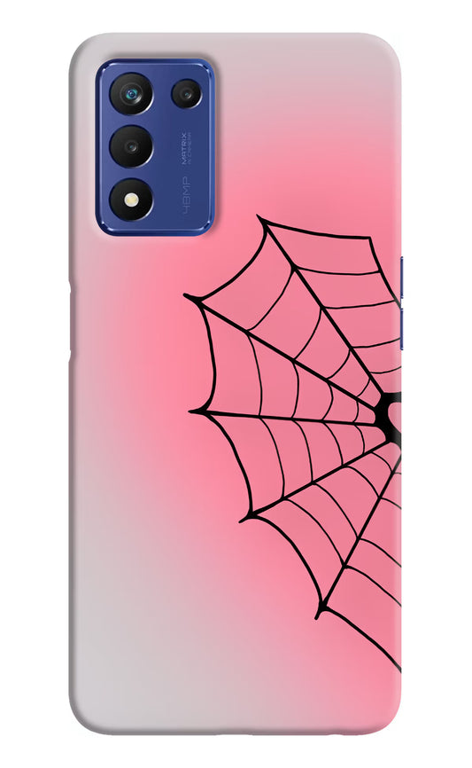 Pink Web Realme 9 SE Hard Case Back Cover by Casekaro