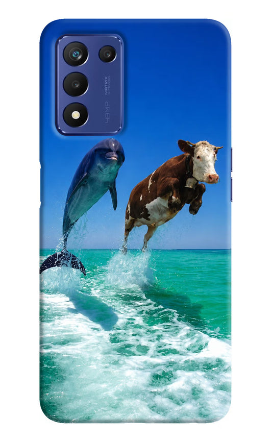 Dolphin vs Cow Realme 9 SE Hard Case Back Cover by Casekaro