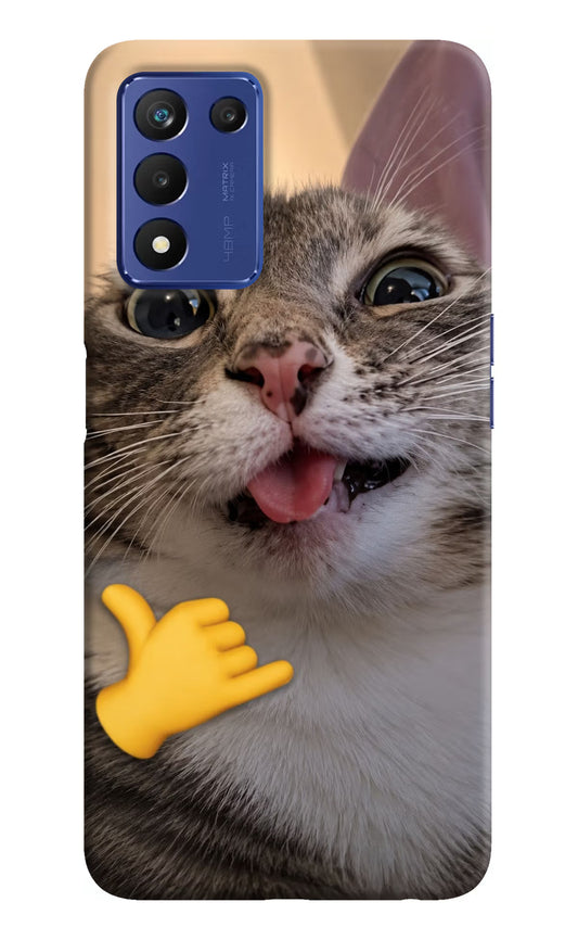 Silly Cat Call Realme 9 SE Hard Case Back Cover by Casekaro