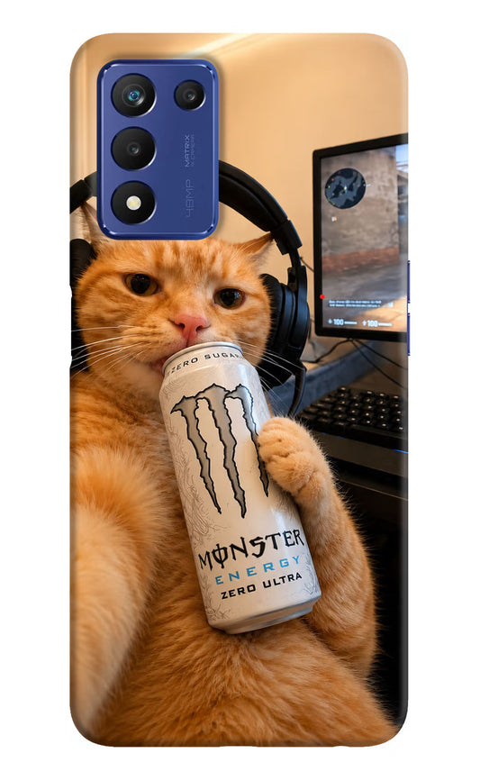 Gamer Cat Energy Realme 9 SE Hard Case Back Cover by Casekaro
