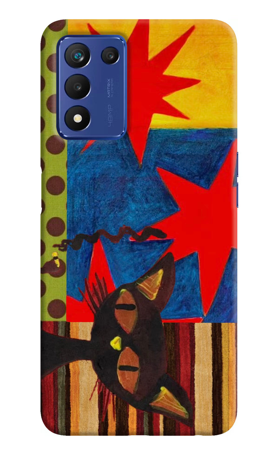 Pop Cat Realme 9 SE Back Cover, Hard case