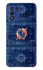 Koi Blue Realme 9 SE Hard Case Back Cover by Casekaro