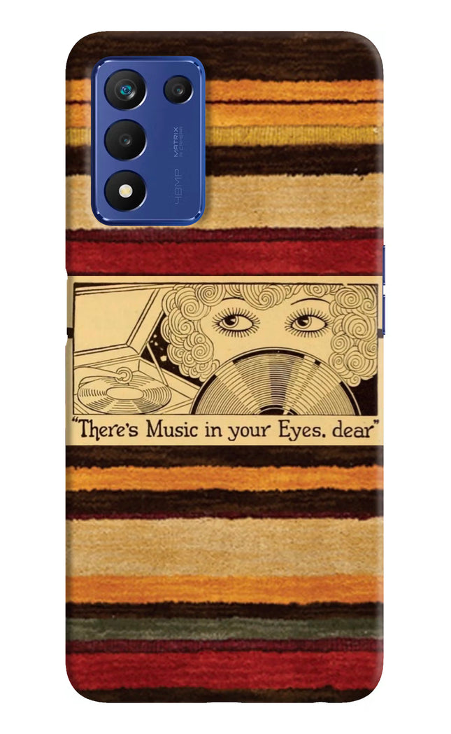 Vinyl Stripes Realme 9 SE Hard Case Back Cover by Casekaro