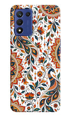 White Mayura Realme 9 SE Hard Case Back Cover by Casekaro