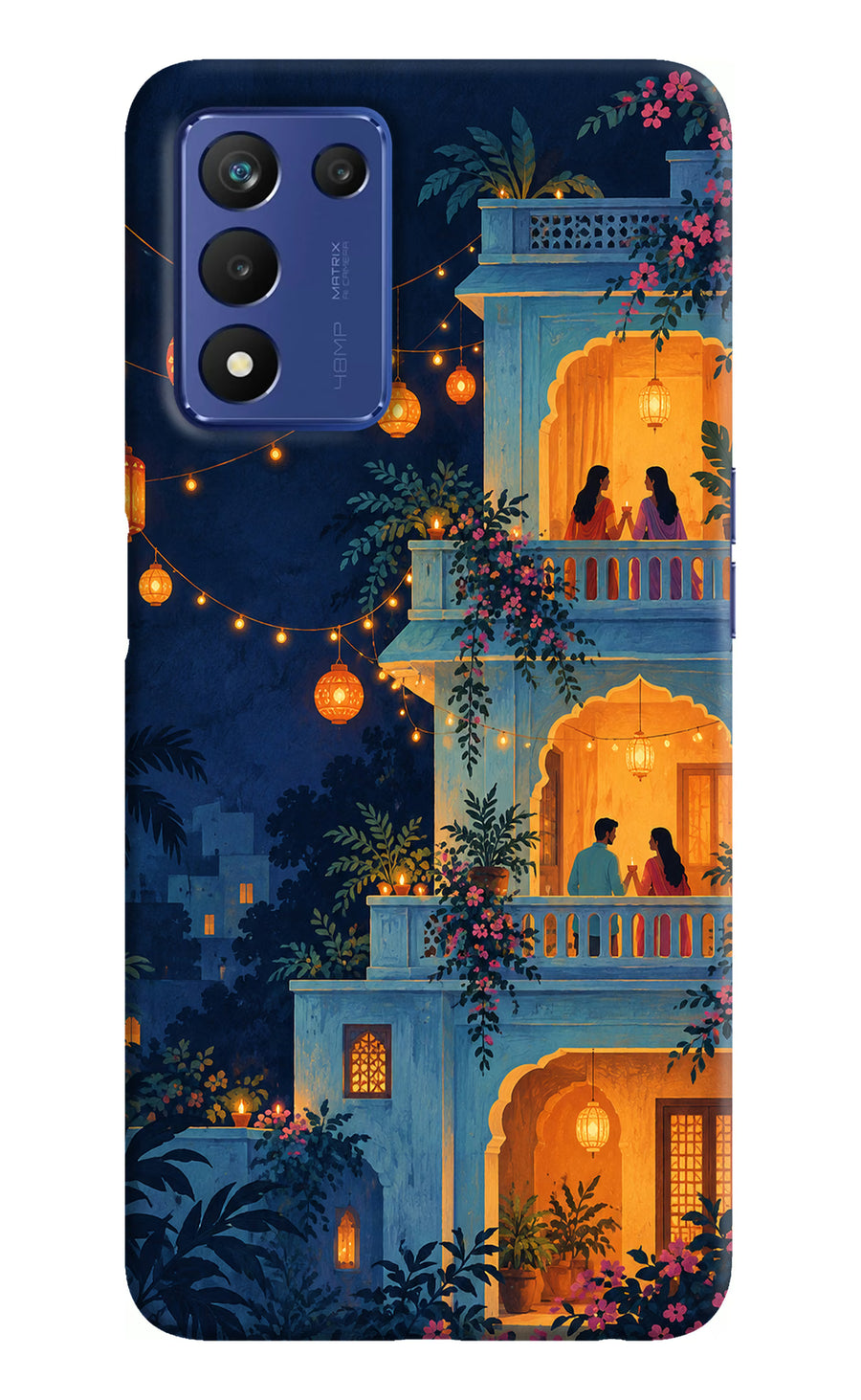 Balcony Glow Realme 9 SE Back Cover, Hard case