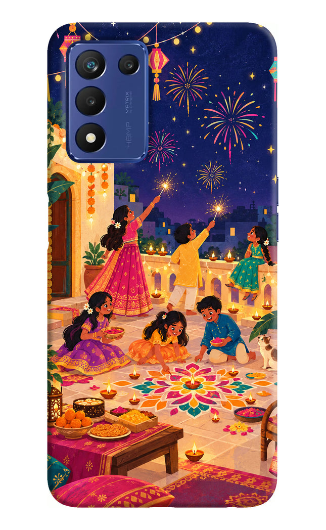 Diwali Night Realme 9 SE Hard Case Back Cover by Casekaro