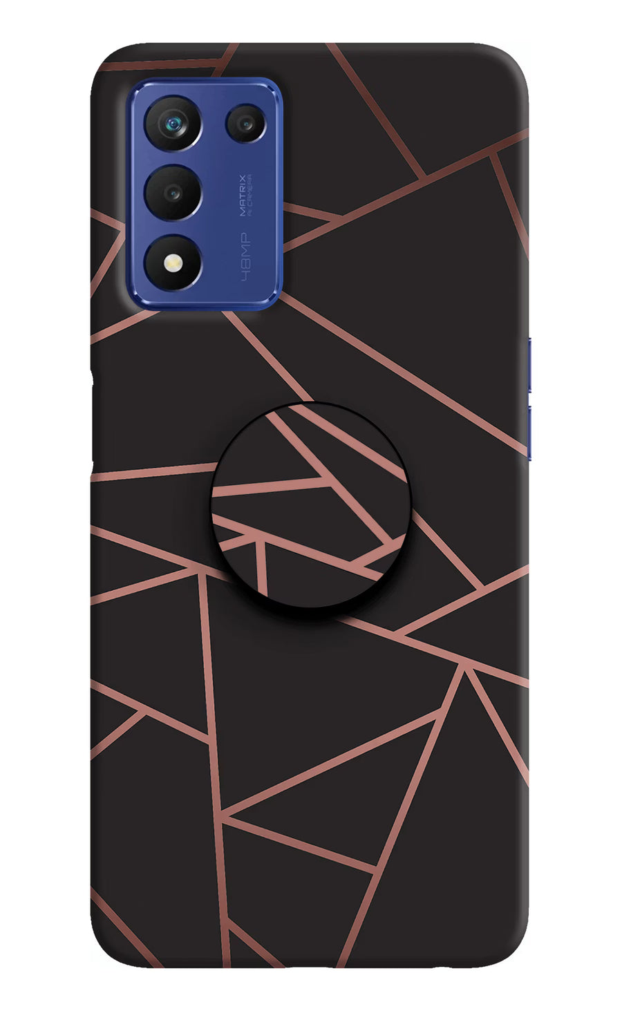 Geometric Pattern Realme 9 SE Pop Case, Hard case