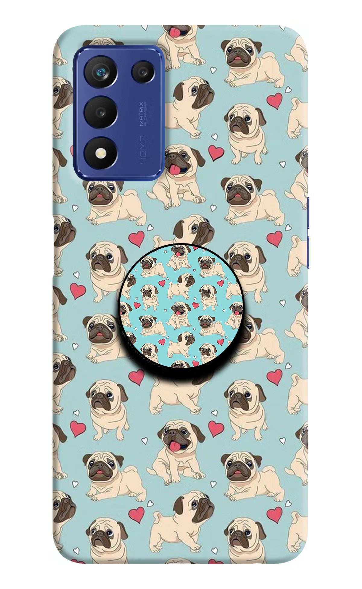 Pug Dog Realme 9 SE Pop Case by Casekaro