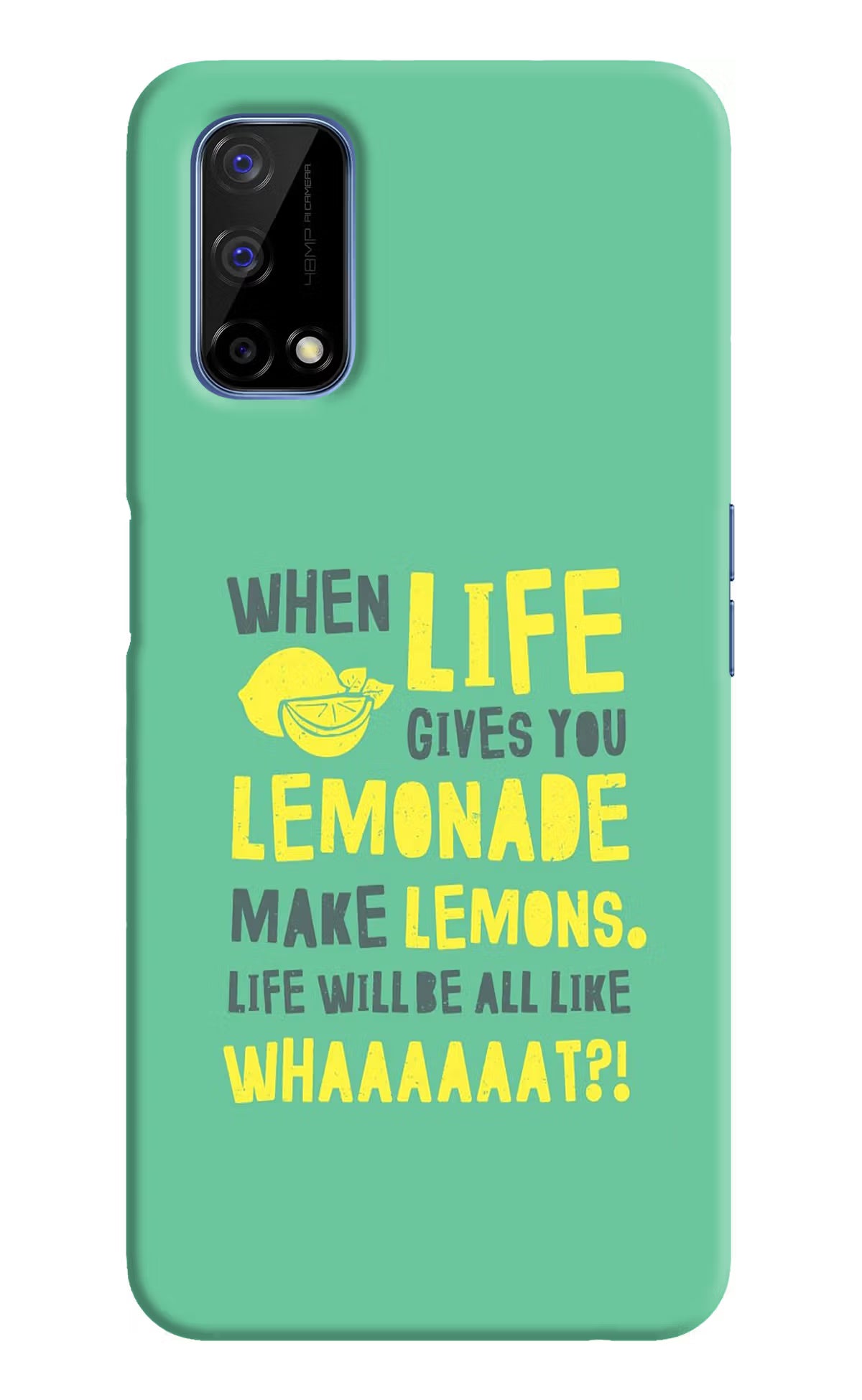 Quote Realme Narzo 30 Pro 5G Hard Case Back Cover by Casekaro