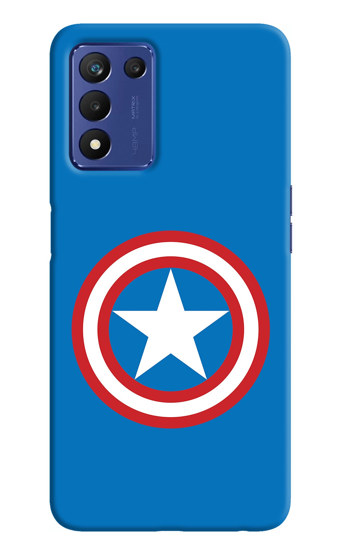 Captain America Logo Realme Narzo 30 Pro 5G Back Cover