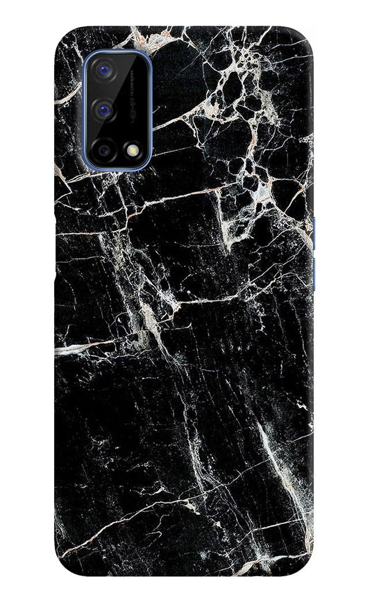 Black Marble Texture Realme Narzo 30 Pro 5G Hard Case Back Cover by Casekaro