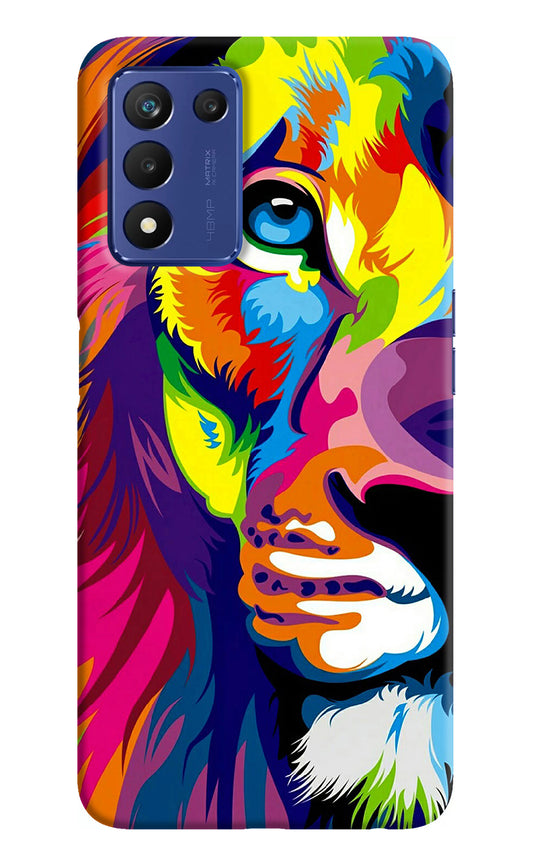 Lion Half Face Realme Narzo 30 Pro 5G Back Cover