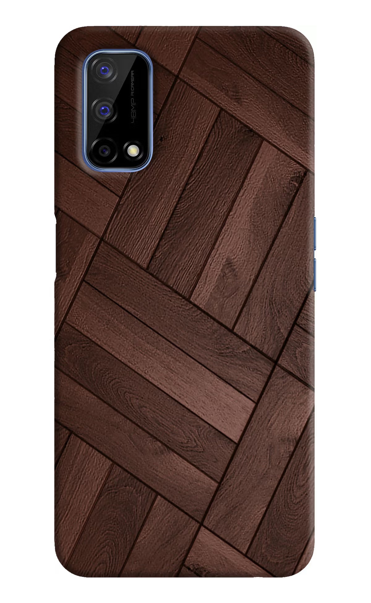 Wooden Texture Design Realme Narzo 30 Pro 5G Hard Case Back Cover by Casekaro