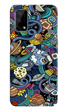 Space Abstract Realme Narzo 30 Pro 5G Hard Case Back Cover by Casekaro