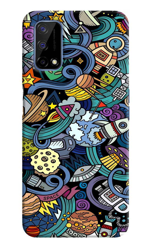 Space Abstract Realme Narzo 30 Pro 5G Hard Case Back Cover by Casekaro
