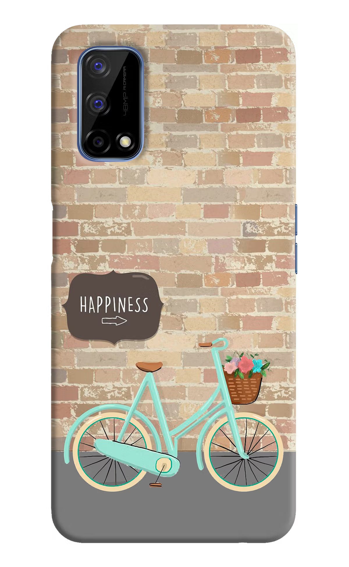 Happiness Artwork Realme Narzo 30 Pro 5G Hard Case Back Cover by Casekaro
