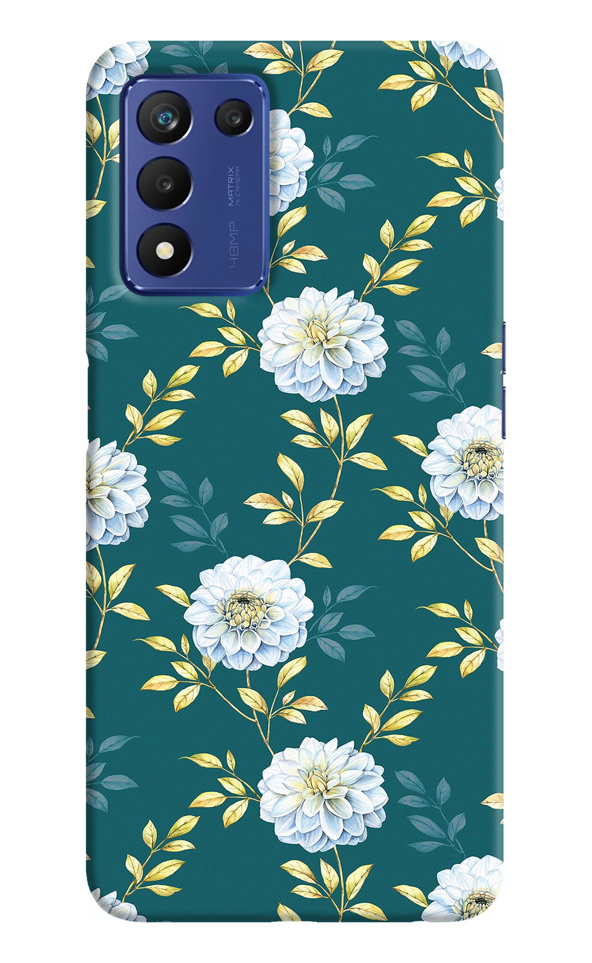 Flowers Realme Narzo 30 Pro 5G Back Cover