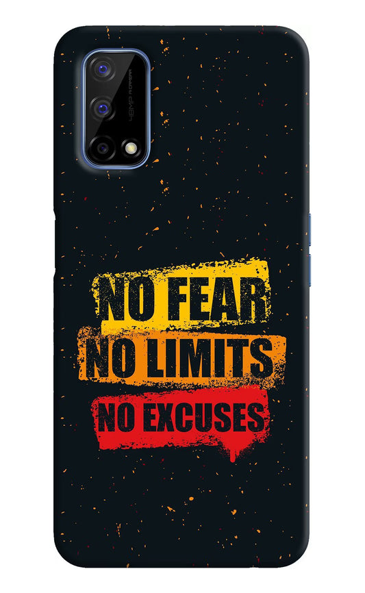 No Fear No Limits No Excuse Realme Narzo 30 Pro 5G Hard Case Back Cover by Casekaro