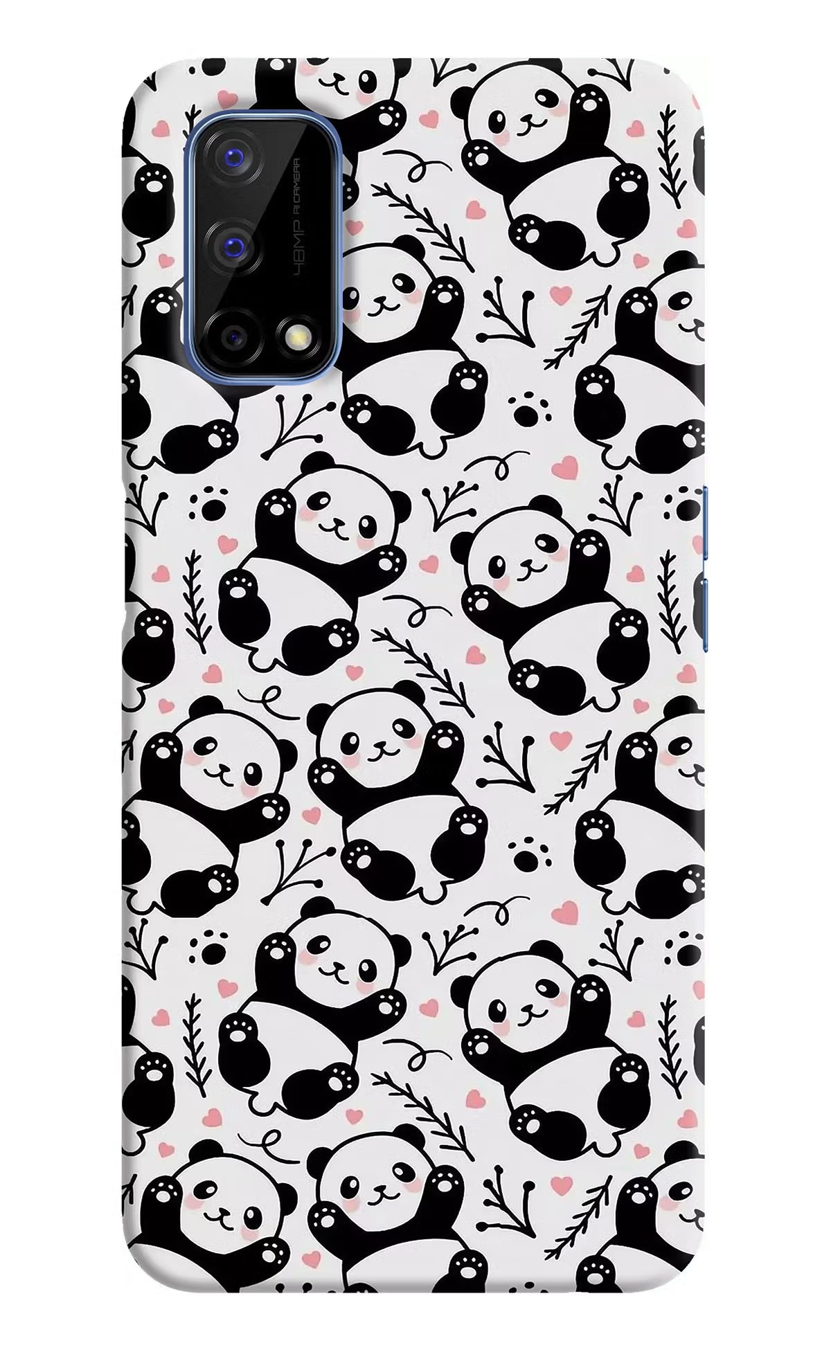 Cute Panda Realme Narzo 30 Pro 5G Hard Case Back Cover by Casekaro