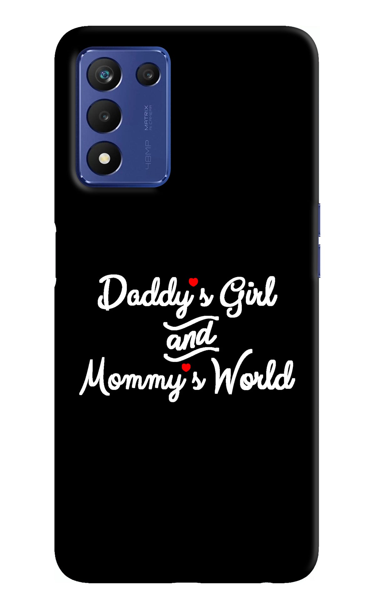 Daddy's Girl and Mommy's World Realme Narzo 30 Pro 5G Back Cover