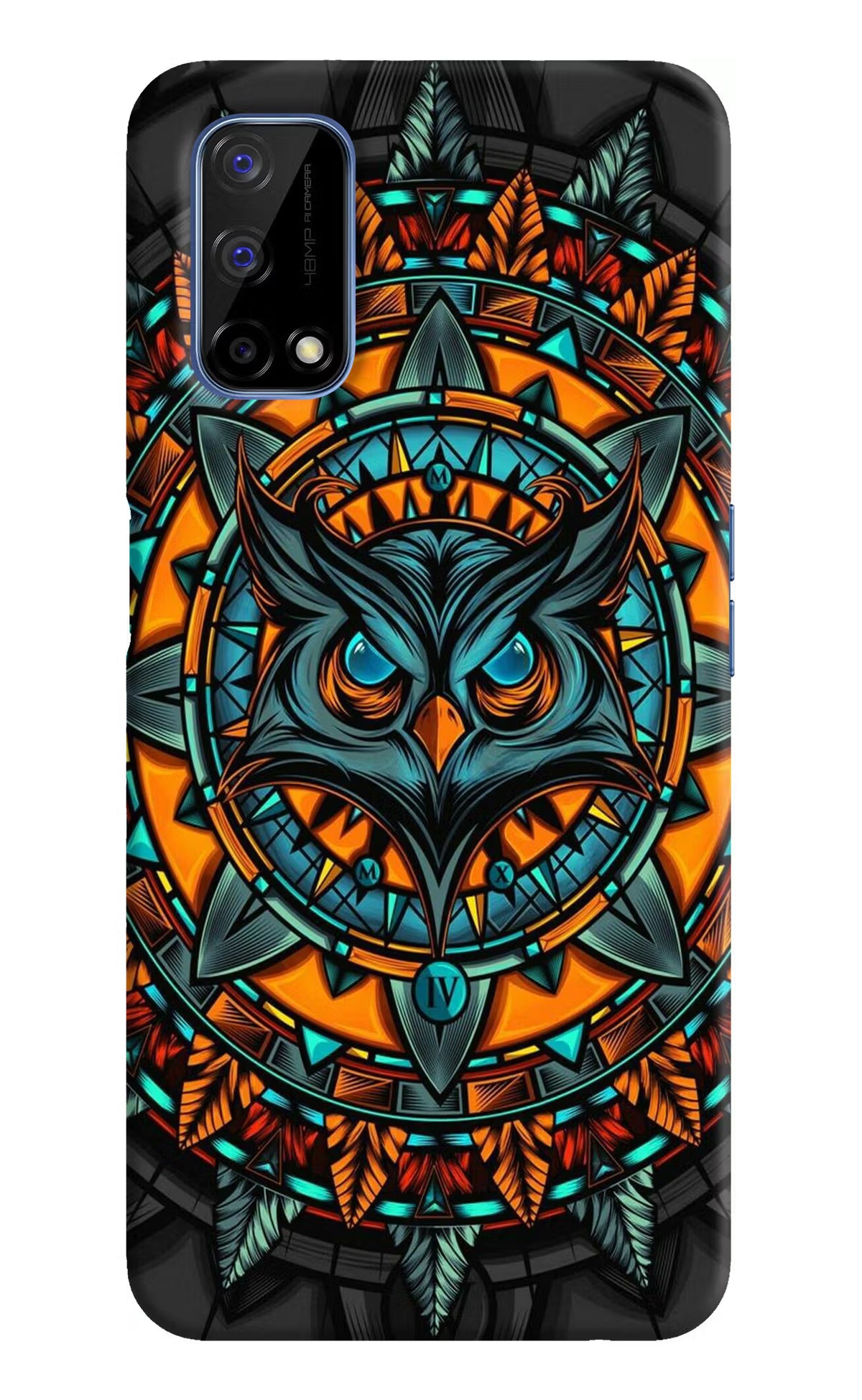Angry Owl Art Realme Narzo 30 Pro 5G Hard Case Back Cover by Casekaro