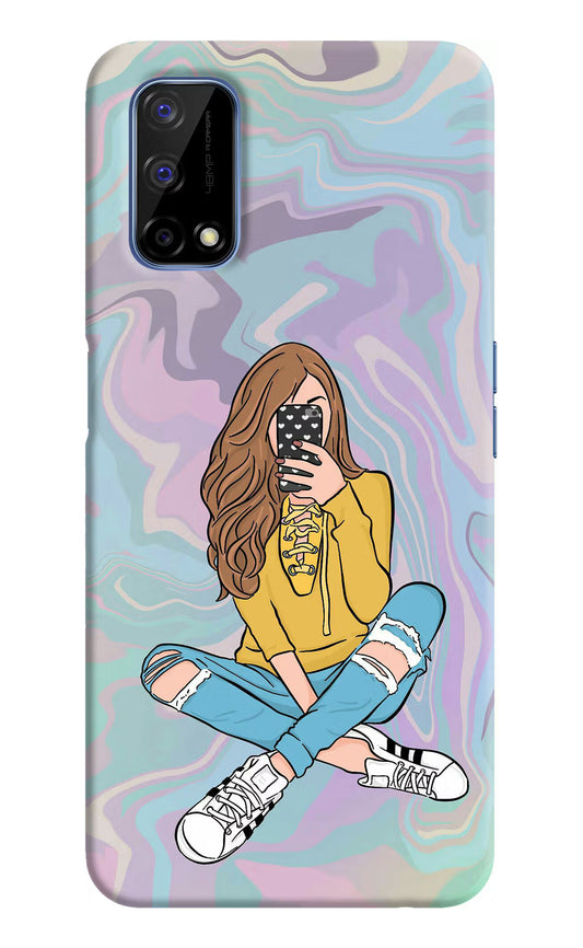 Selfie Girl Realme Narzo 30 Pro 5G Hard Case Back Cover by Casekaro