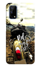 Ride More Worry Less Realme Narzo 30 Pro 5G Hard Case Back Cover by Casekaro