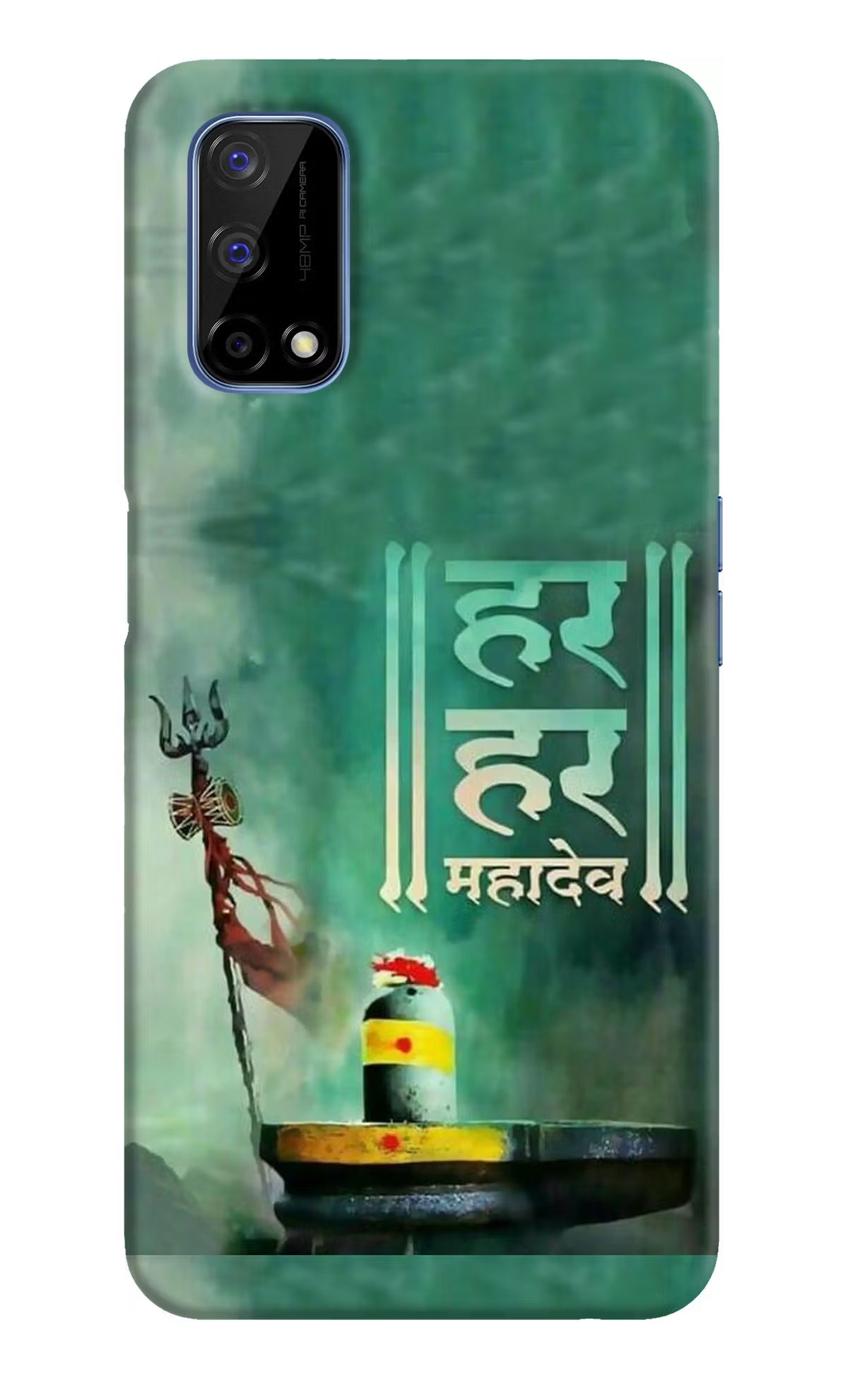 Har Har Mahadev Shivling Realme Narzo 30 Pro 5G Hard Case Back Cover by Casekaro