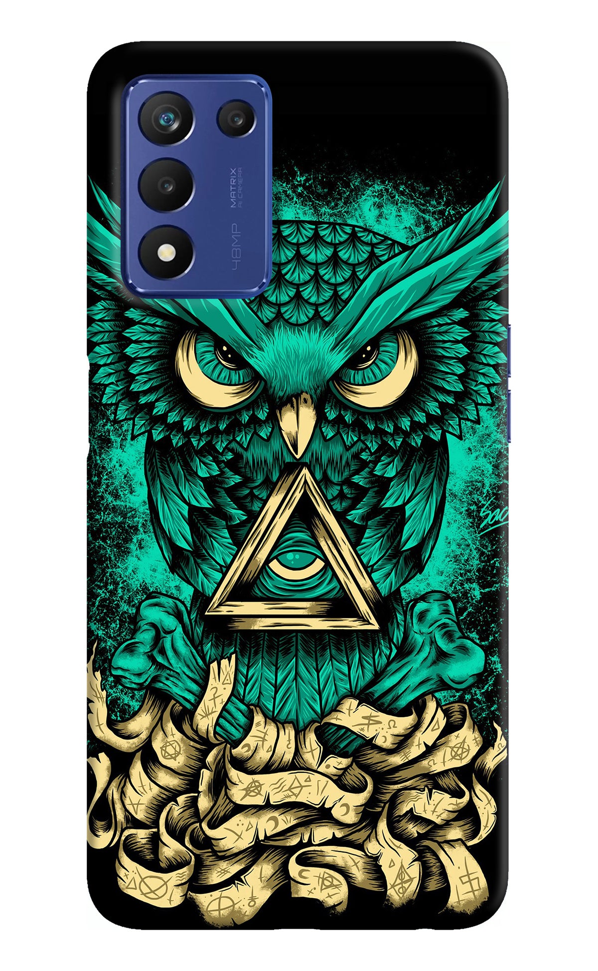 Green Owl Realme Narzo 30 Pro 5G Back Cover