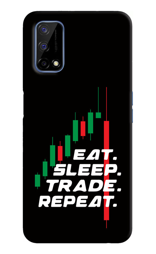 Eat Sleep Trade Repeat Realme Narzo 30 Pro 5G Hard Case Back Cover by Casekaro