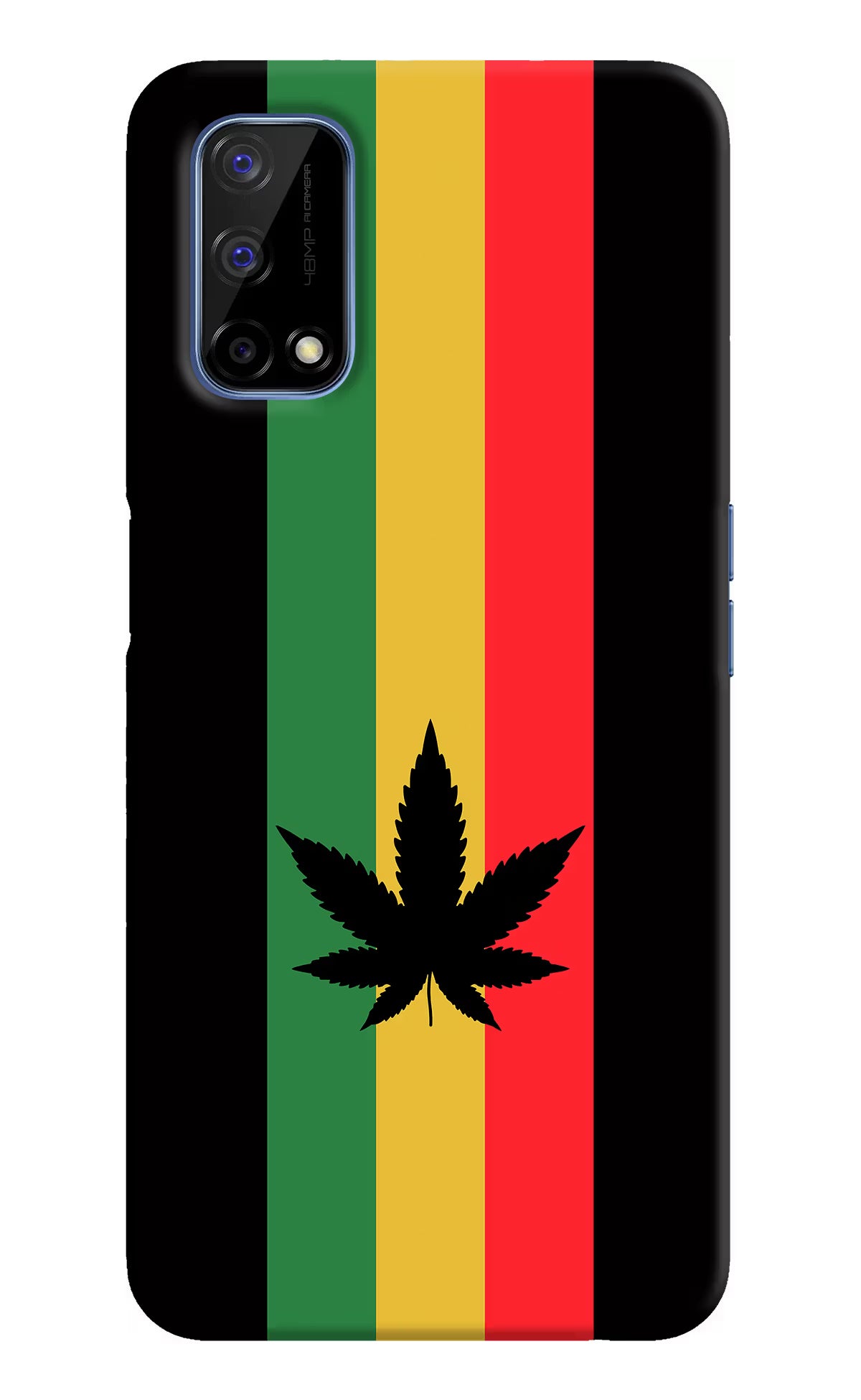 Weed Flag Realme Narzo 30 Pro 5G Hard Case Back Cover by Casekaro