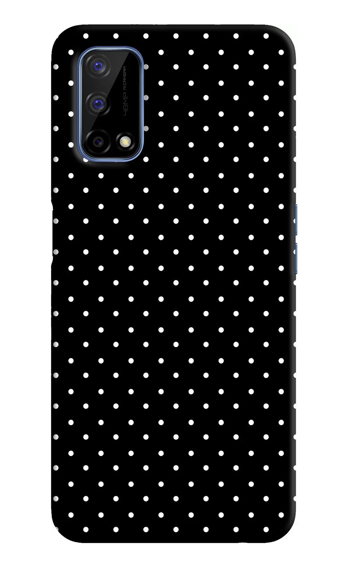 White Dots Realme Narzo 30 Pro 5G Hard Case Back Cover by Casekaro