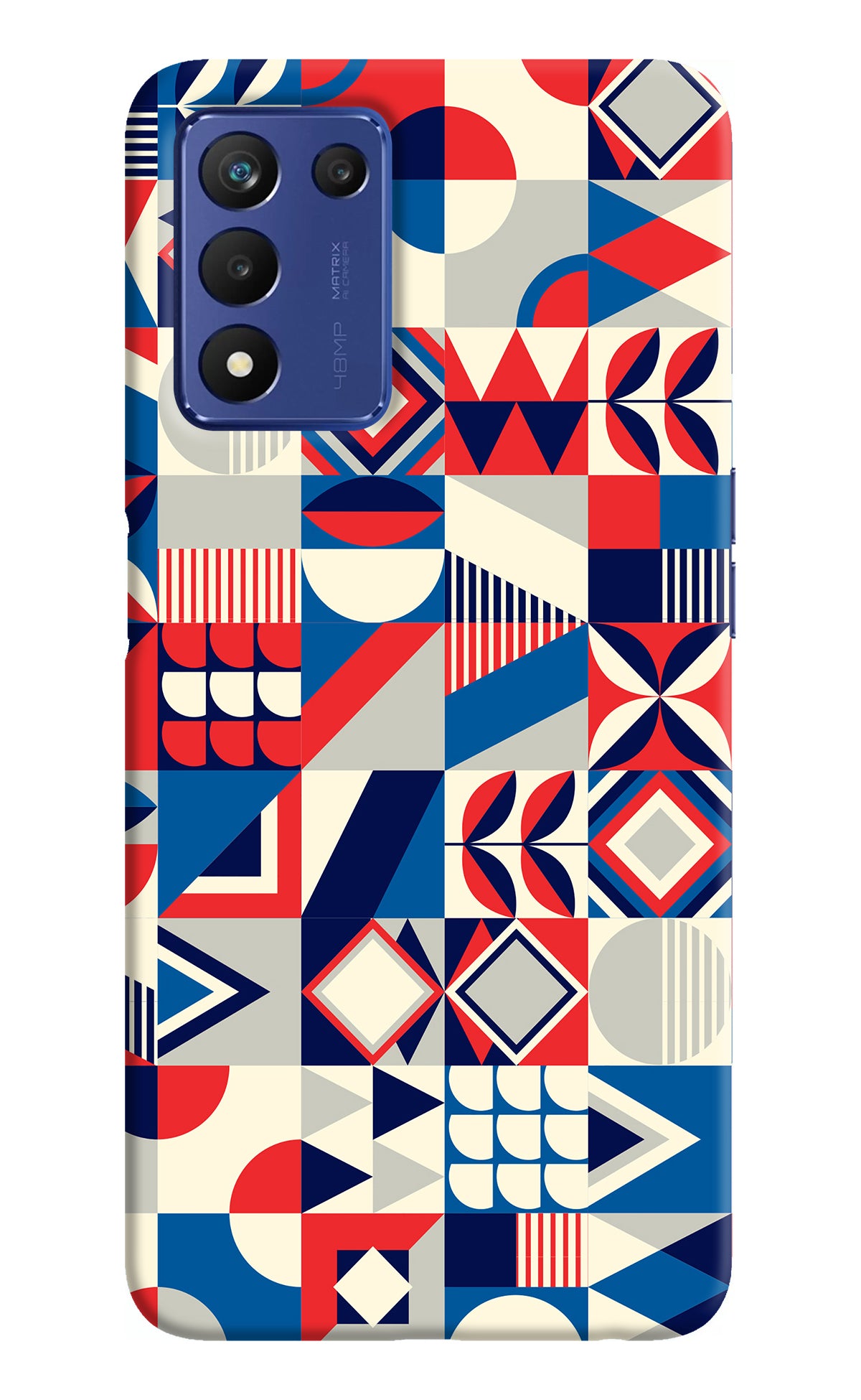 Colorful Pattern Realme Narzo 30 Pro 5G Back Cover