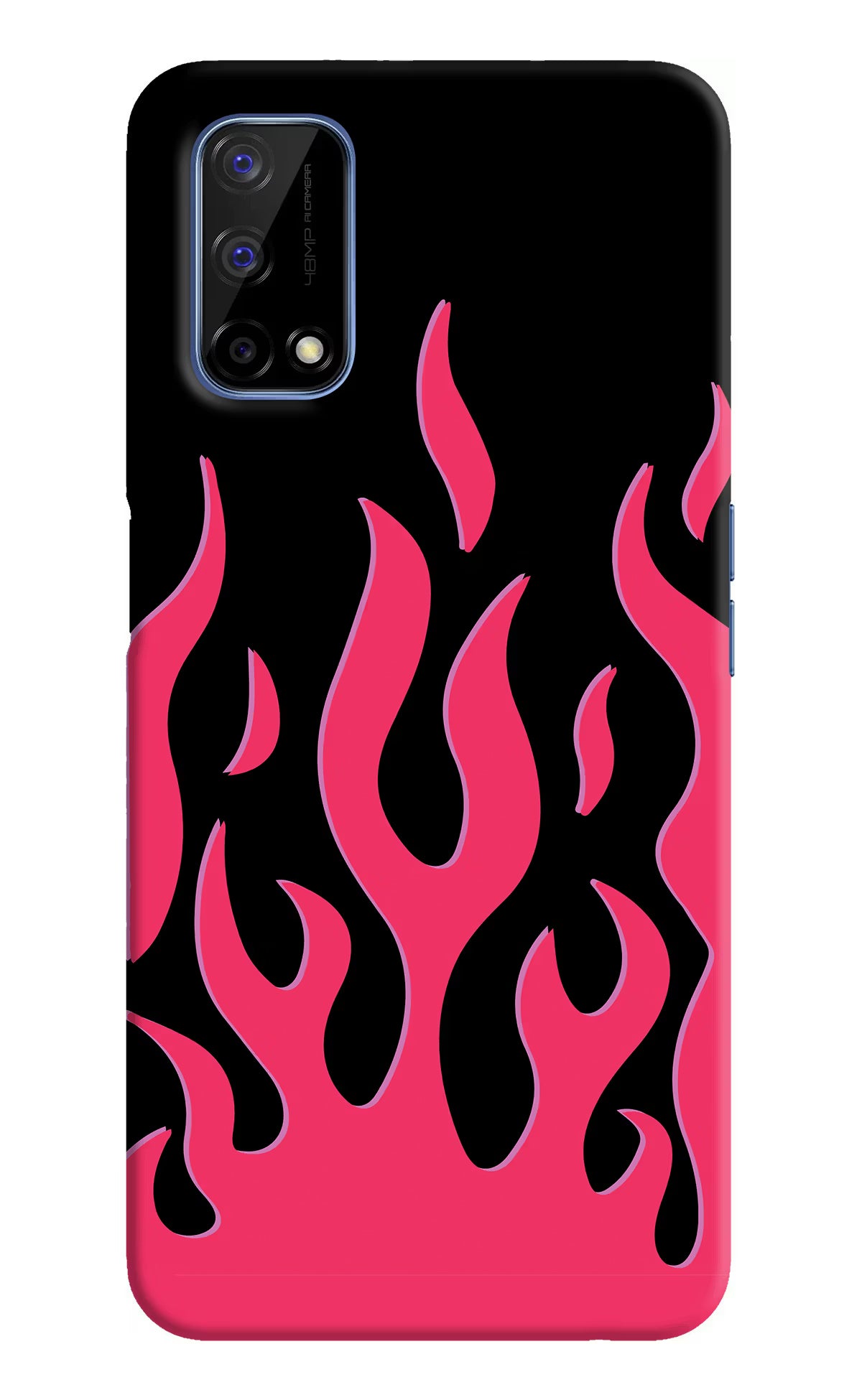 Fire Flames Realme Narzo 30 Pro 5G Hard Case Back Cover by Casekaro